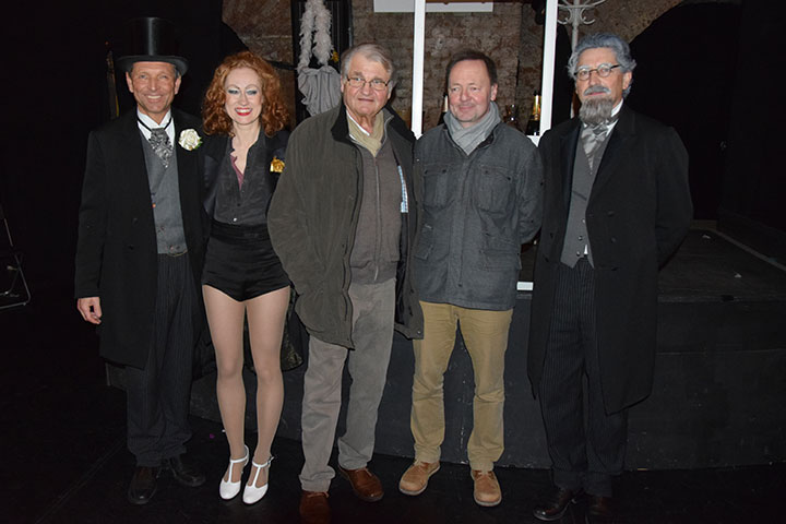 Peter Turrini bei buehne im berg in der Seegrotte Hinterbrühl